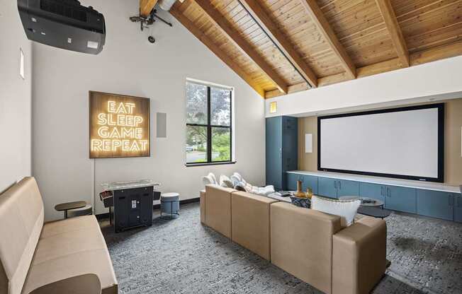 Community Game Room at The Lakes Apartments in Bellevue, WA 98007