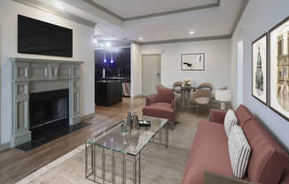 Living Room with Hard Surface Flooring