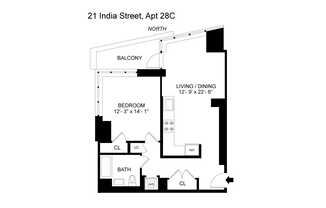 1 bed, 1 bath, 735 sqft, $5,350, Unit 28C