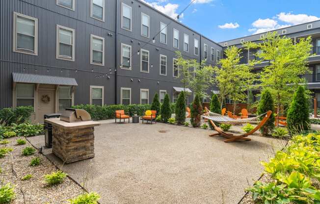 Courtyard with Grilling Area