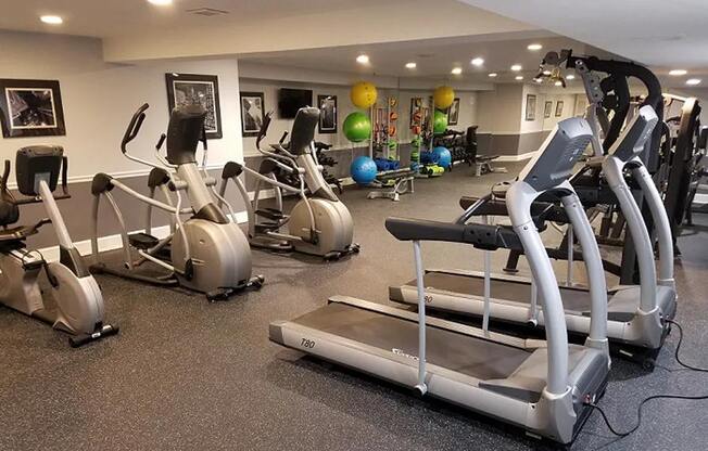 Fitness Center with Cardio Equipment