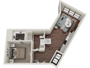 1 bed, 1 bath, $2,342