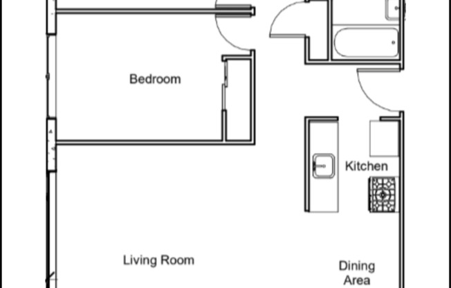 2 beds, 1 bath, 725 sqft, $1,750, Unit 501