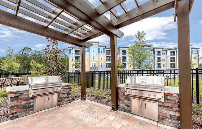 Outdoor grill area