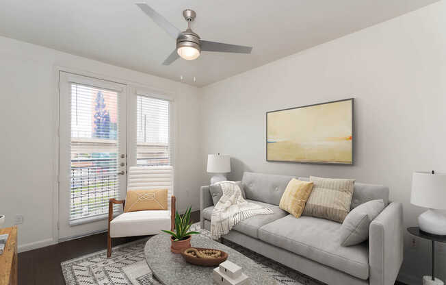 Living Room with Hard Surface Flooring