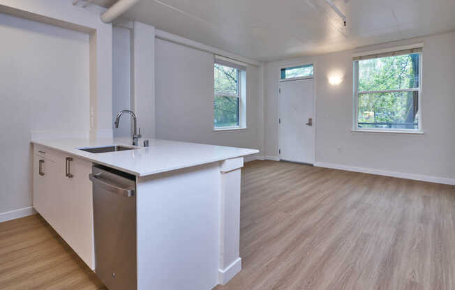 Living Room with Hard Surface Flooring