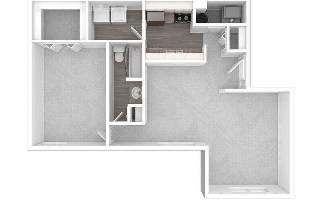 1 bed, 1 bath, 850 sqft, $1,099