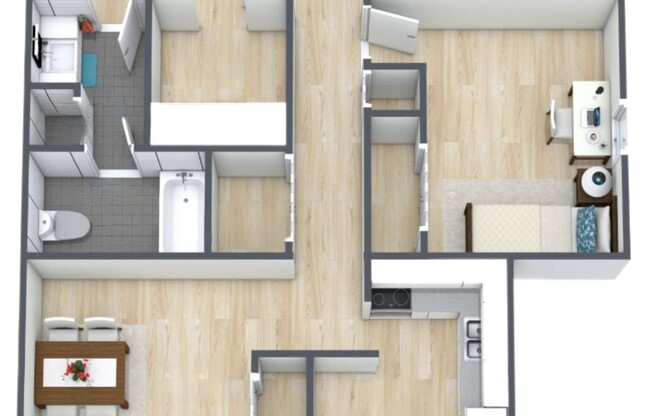 3 beds, 2 baths, 1,229 sqft, $1,775