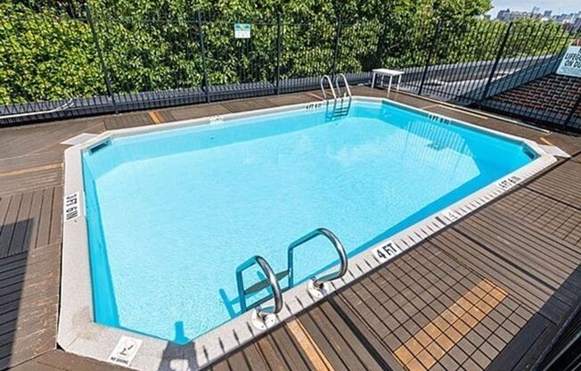 Modern 2-bed, 1.5-bath condo on the 4th floor of The Amory House