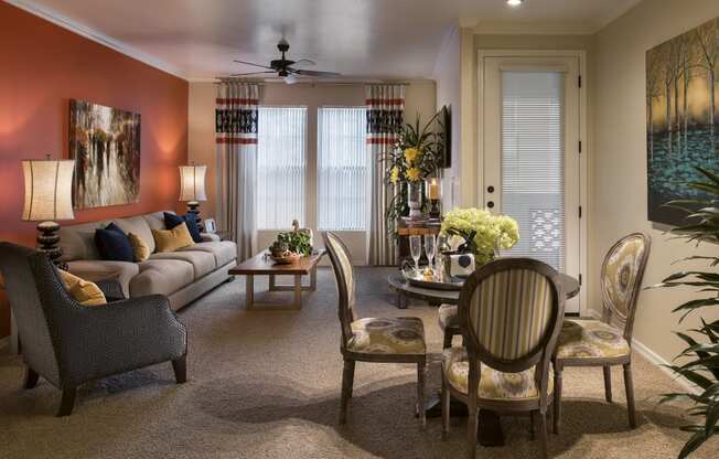 Dining Room With Living Area| Villas at San Dorado