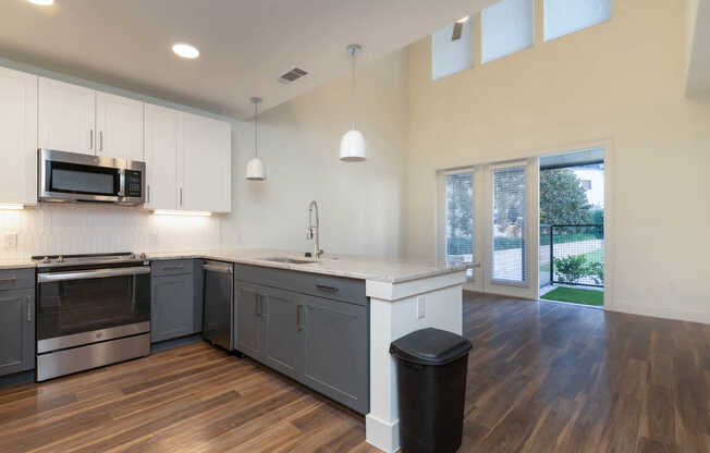 Kitchen with Stainless Steel Appliances