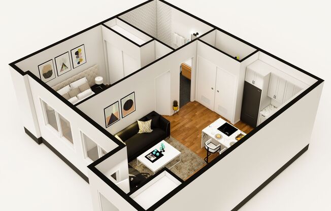 1 bed, 1 bath, 500 sqft, $1,499, Unit 403