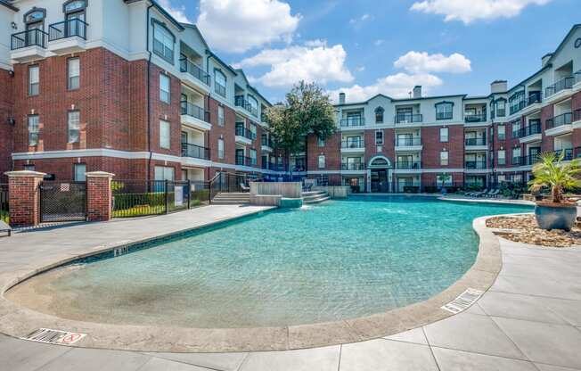 the preserve at ballantyne commons pool and apartment building