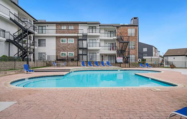 our apartments offer a swimming pool in front of our building