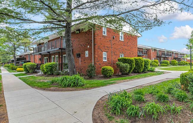 Courtyard Entrance at Troy Hills Village in Parsippany, NJ,07054