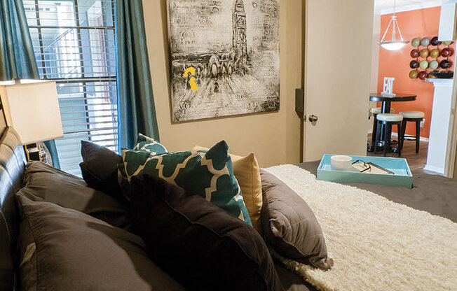 Bedroom at Timberglen Apartments, Texas