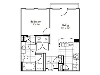 1 bed, 1 bath, 658 sqft, $1,699