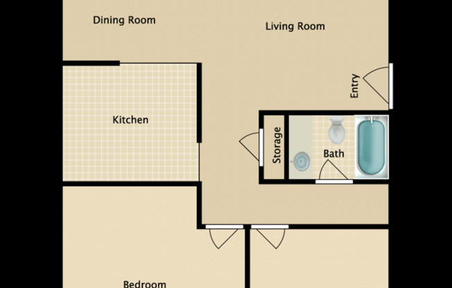 2 beds, 1 bath, 825 sqft, $2,100, Unit 18