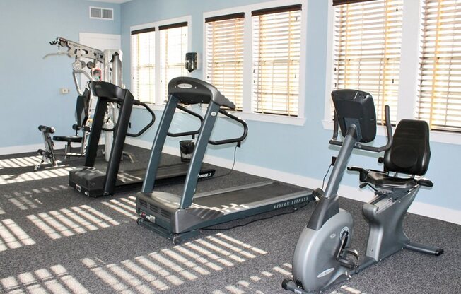 our fitness equipment in the gym
