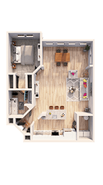 1 bed, 1 bath, 1,023 sqft, $1,469