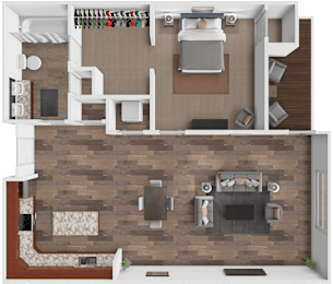 1 bed, 1 bath, 850 sqft, $1,250