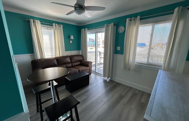 Monthly rental offered on this furnished remodeled condo in Carolina Beach!