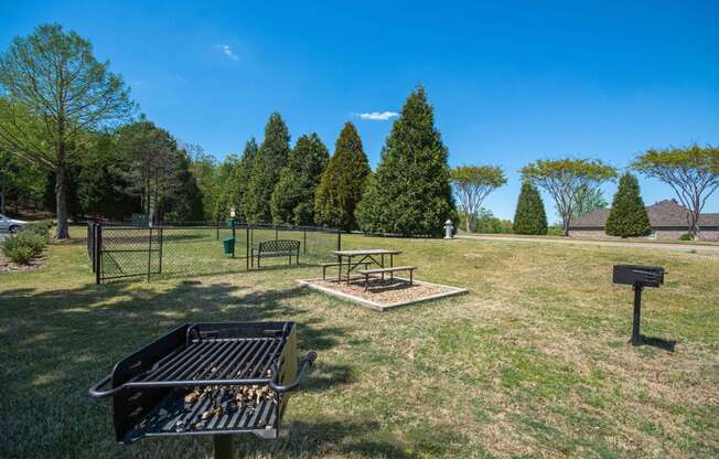 Outside area to have a bbq, picnic, park tables and plenty of open sapce