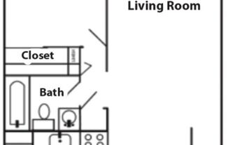 1 bed, 1 bath, 618 sqft, $1,250, Unit 307-023