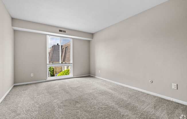 Carpeted Living Area at Bayville Apartments, Virginia Beach, Virginia