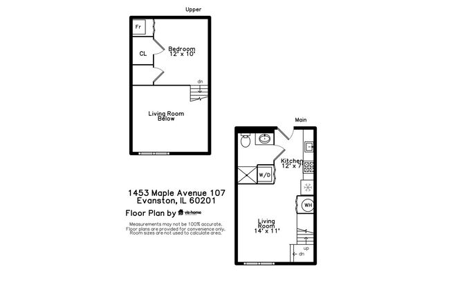 1 bed, 1 bath, 546 sqft, $2,600, Unit 107