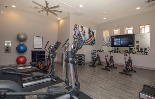 Fully Equipped Fitness Center at The Pavilions by Picerne, Las Vegas, NV