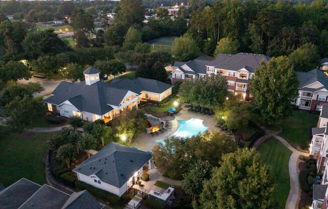 Aerial View Of Community at Abberly Green Apartment Homes, North Carolina, 28117