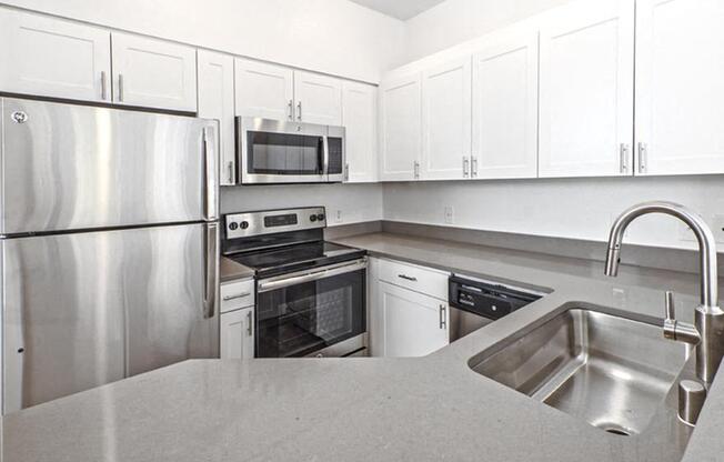 Furnished show room kitchen