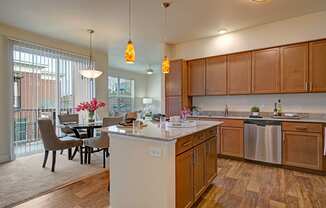 Elements at Briargate Kitchen Dining Apartments in Colorado Springs, CO
