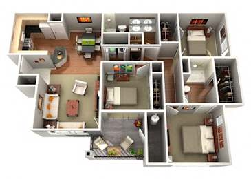 3 beds, 2 baths, 1,235 sqft, $2,119