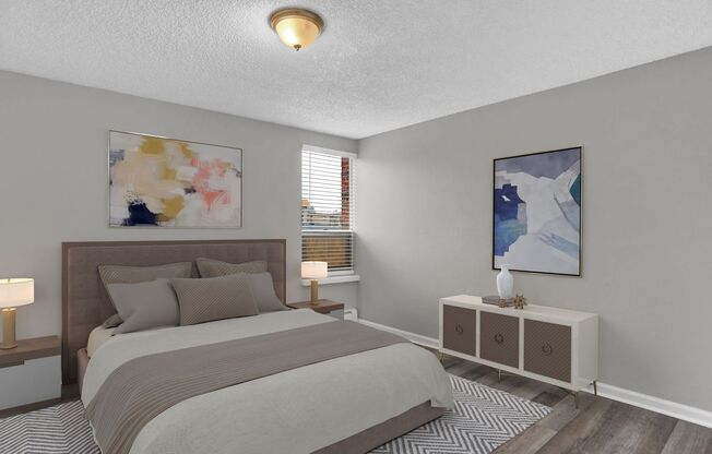 Spacious 2 bed unit for rent.