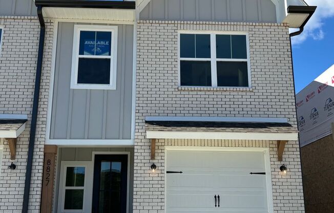 Brand New Construction 3 Bedroom 2.5 Bath Townhomes in Ooltewah with MOVE IN SPECIAL!