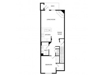 1 bed, 1 bath, 830 sqft, $2,249