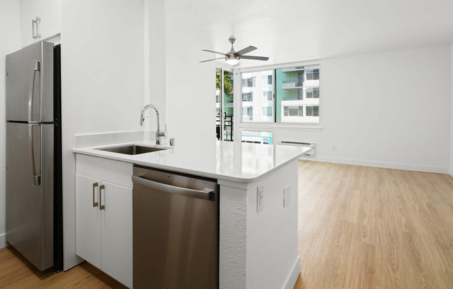 Kitchen with Stainless Steel Appliances