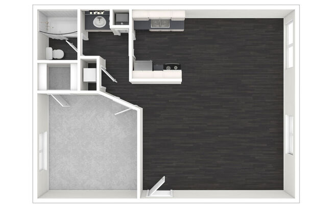 1 bed, 1 bath, 720 sqft, $2,395