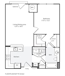 1 bed, 1 bath, 692 sqft, $1,790