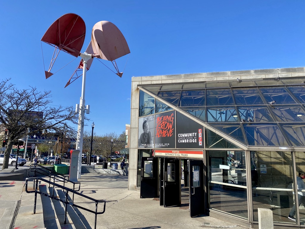 Porter Red Line Station in Cambridge, MA