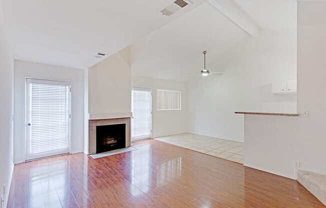 Living room ; Fireplace 