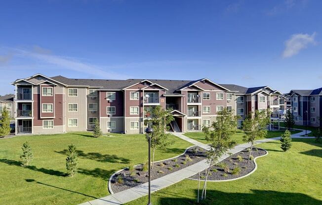 Sidewalks through community at COPPER GATE, Auburn, Washington