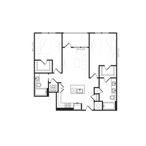2 beds, 2 baths, 1,028 sqft, $2,820