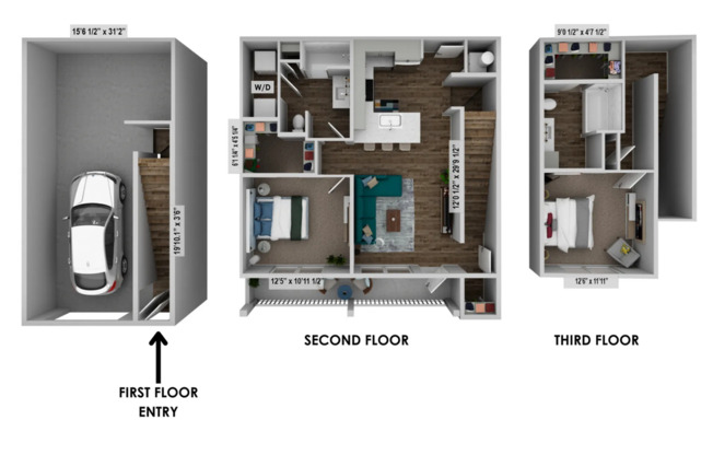 2 beds, 2 baths, 1,115 sqft, $2,090, Unit 13-207