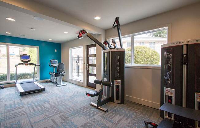 Health and Fitness Center Fully Equipped with state-of-the-art Freemotion Strength Training Equipment at Artesian East Village, Atlanta, GA 30316