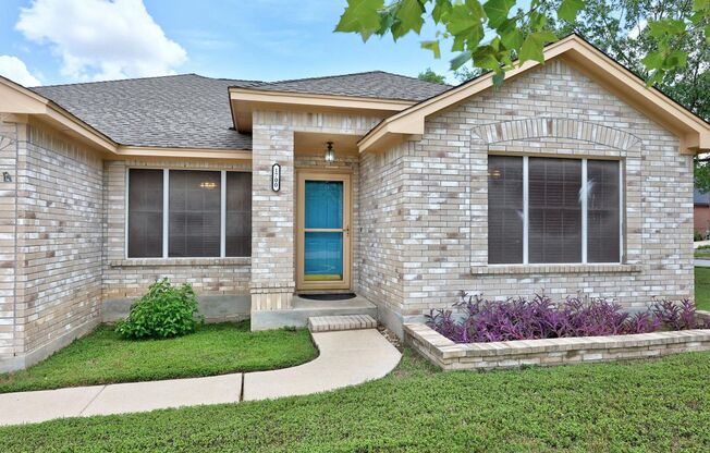 Cedar Park 4 Bed / 2 Bath Single-Story on Corner Lot