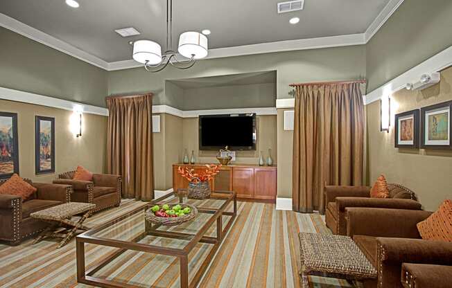 The Palms at Briarwood Lounge Apartment near Odessa, TX
