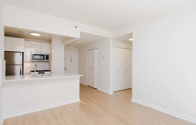 Living Room with Hard Surface Flooring